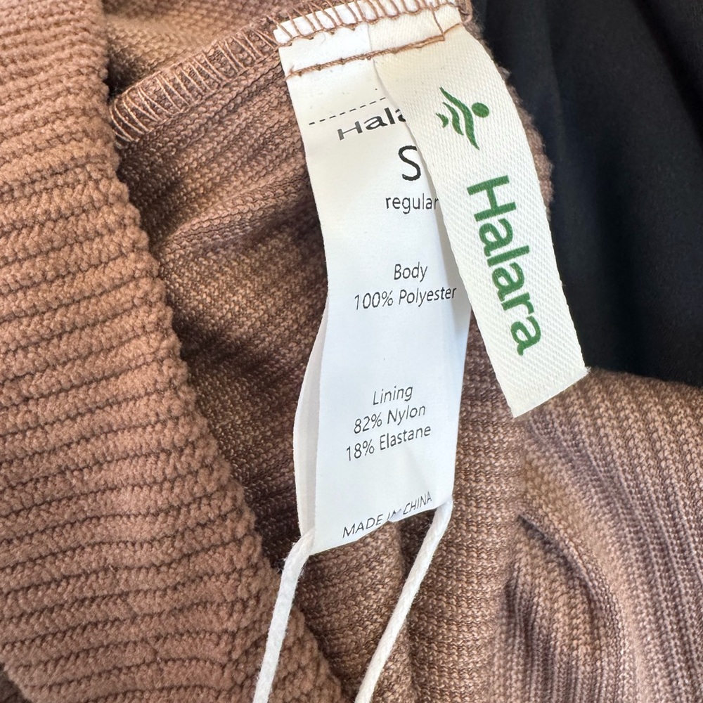 HALARA Corduroy Mini Skirt in Chestnut Brown - Picture 6 of 6
